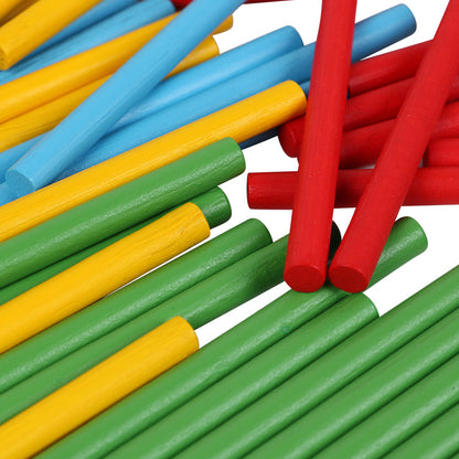 Wooden Montessori Early Education Math Sticks