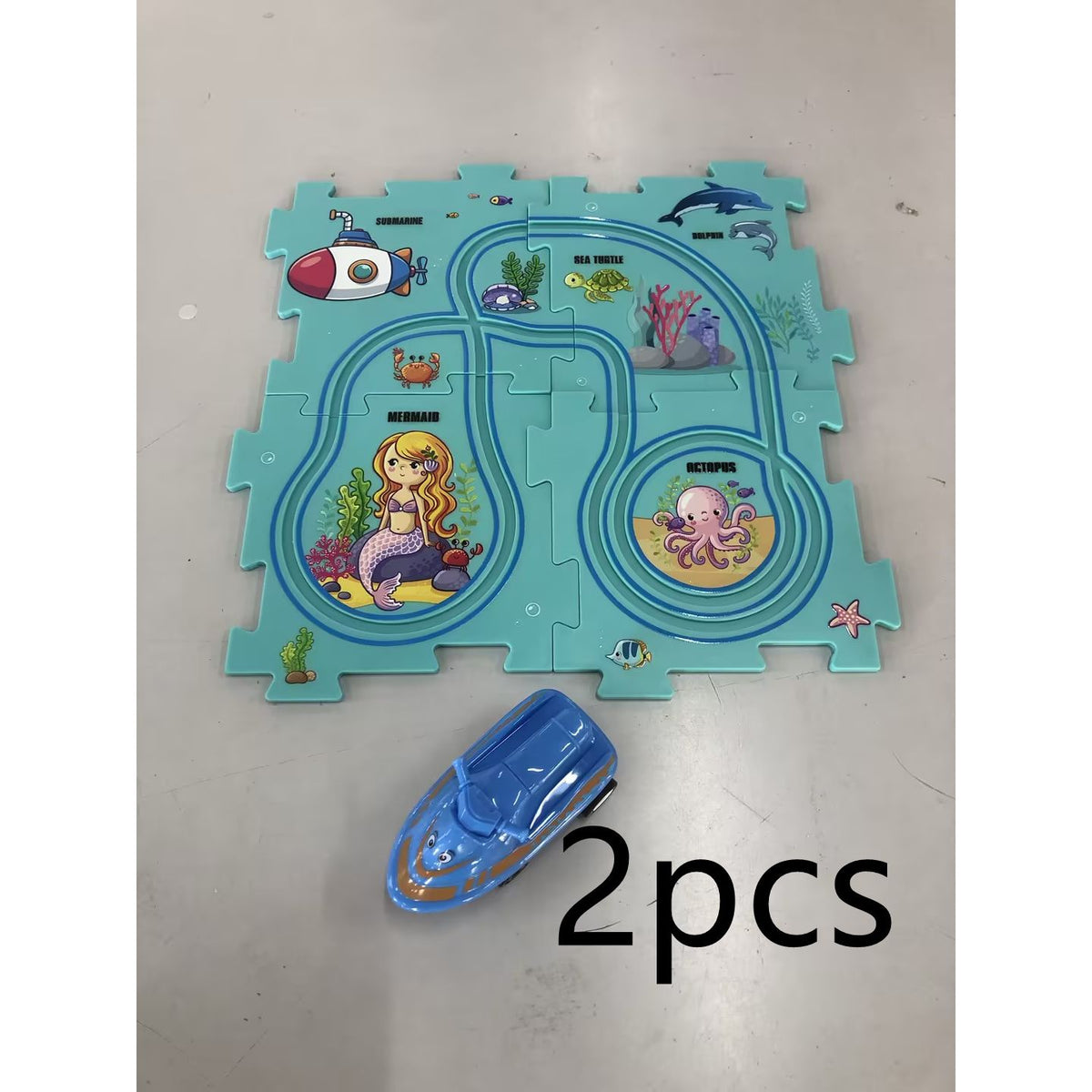 TrackTrek Electric Puzzle Rail Set