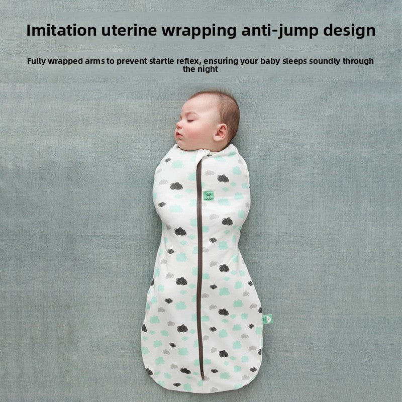 Anti-Startle Cotton Baby Swaddle Sleeping Bag