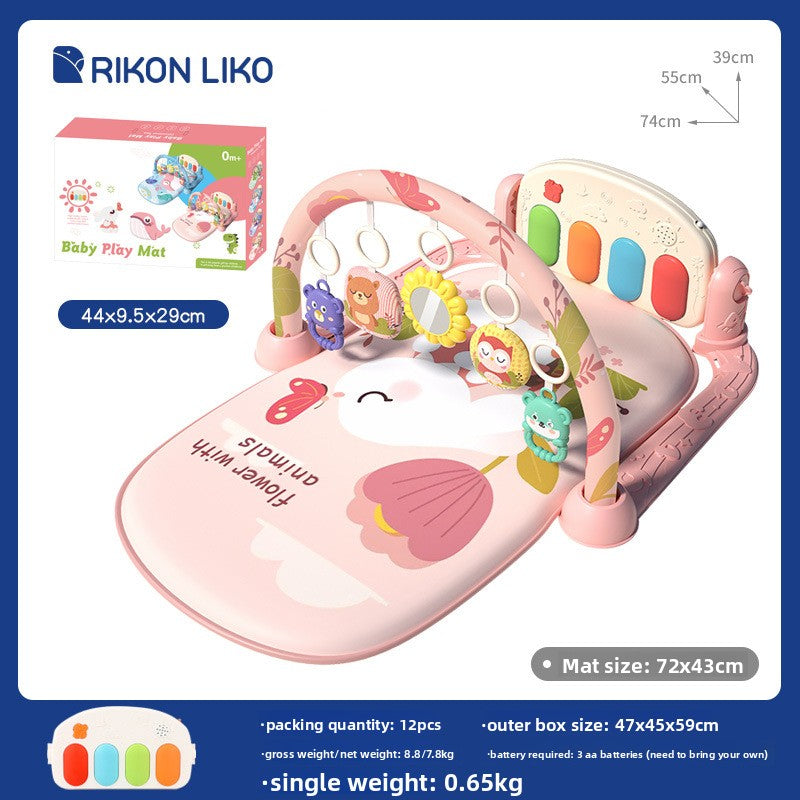 3-in-1 Baby Activity Play Gym & Kick Piano Mat