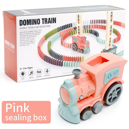 Automatic Domino Train Toy – Electric Building & Puzzle Set