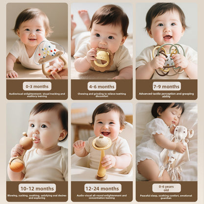 Baby Sensory Rattle & Teether Gift Set