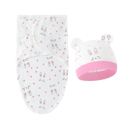 Baby Cotton Swaddle Wrap – Soft, Secure & All-Season Comfort