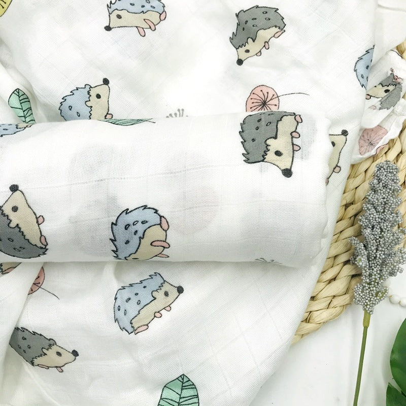 BambooHug Ultra-Soft Baby Muslin Swaddle Blanket