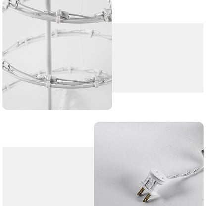 Dreamy Spiral Christmas Tree Lights – Foldable LED Holiday Display