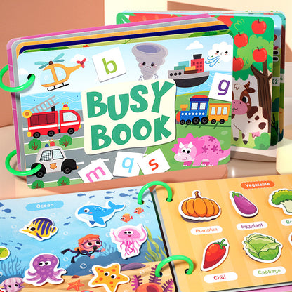 Reusable Alphabet & Number Busy Book