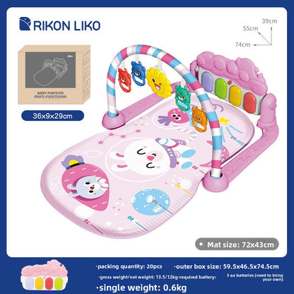 3-in-1 Baby Activity Play Gym & Kick Piano Mat