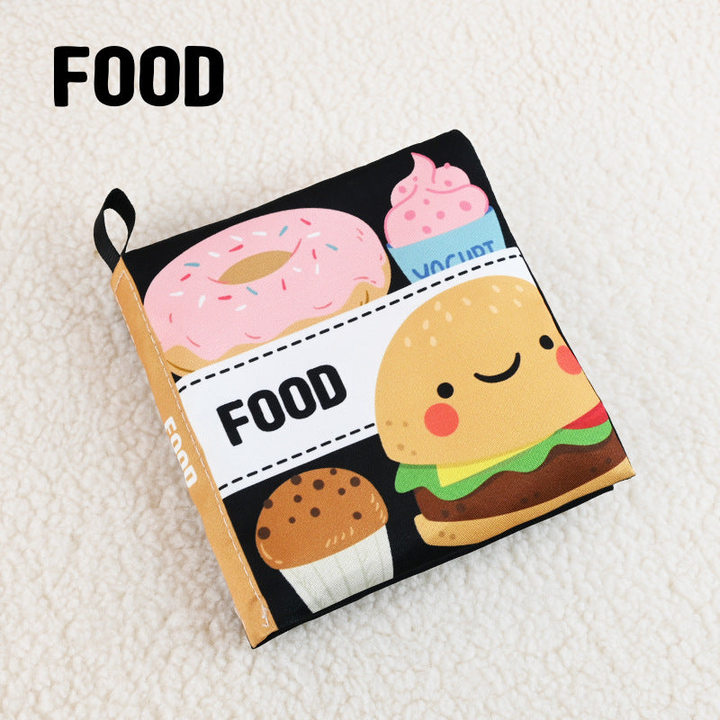 High-Contrast Baby Cloth Book – Sensory & Visual Development Toy