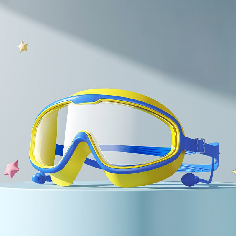 Kids Swimming Goggles Set with Cap & Accessories