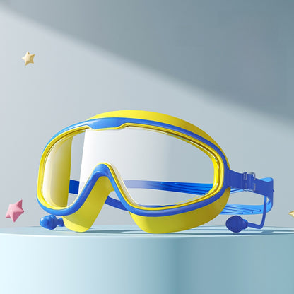 Kids Swimming Goggles Set with Cap & Accessories
