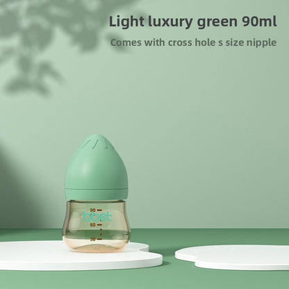 Newborn Anti-Colic Silicone Baby Bottle (90ml