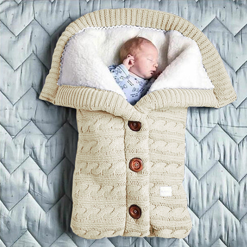 Cozy Cocoon Knit Baby Wrap