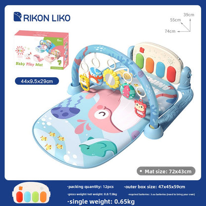 3-in-1 Baby Activity Play Gym & Kick Piano Mat