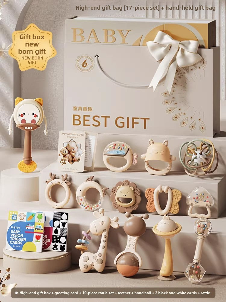 Baby Sensory Rattle & Teether Gift Set