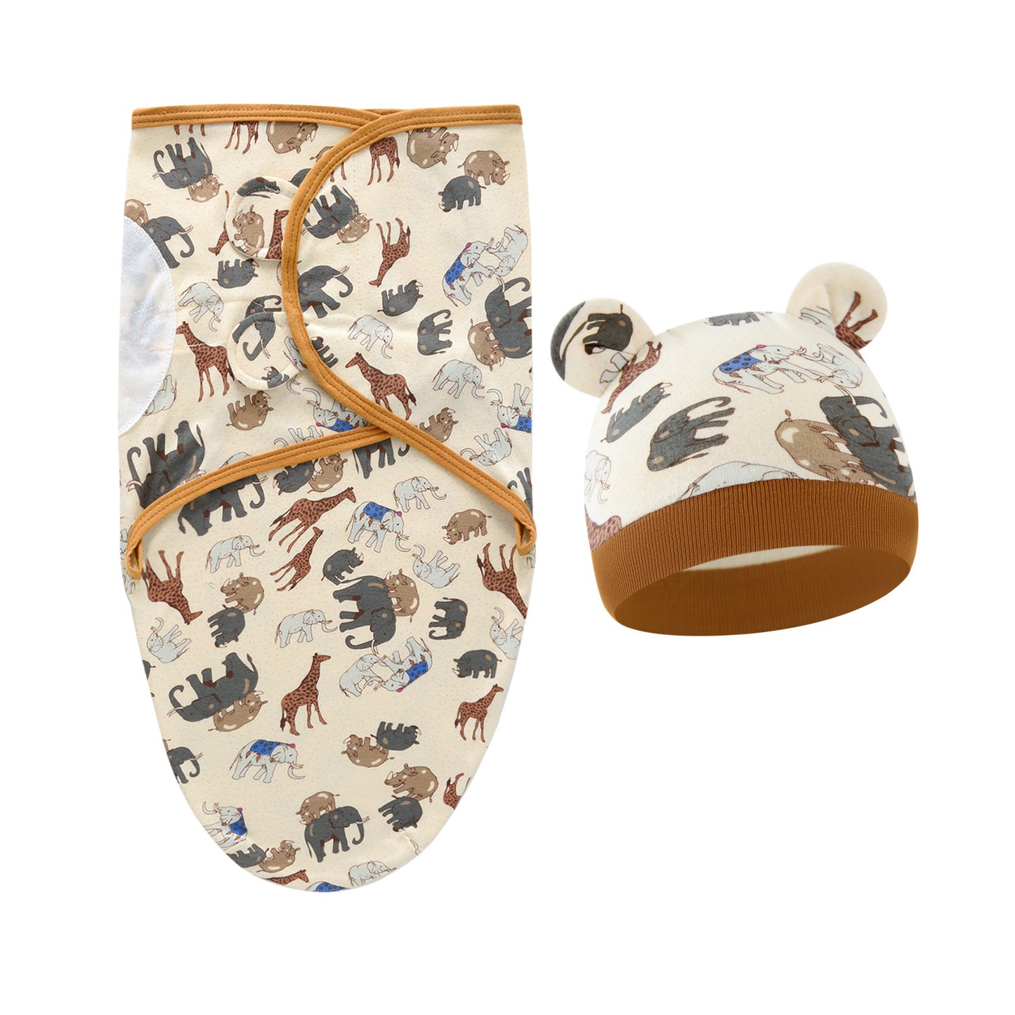 Baby Cotton Swaddle Wrap – Soft, Secure & All-Season Comfort