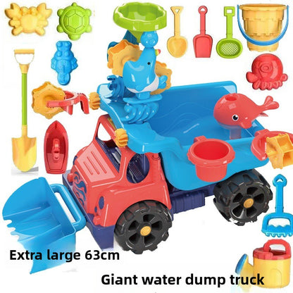 Multifunctional Children Water Sand Play Table with Wheels
