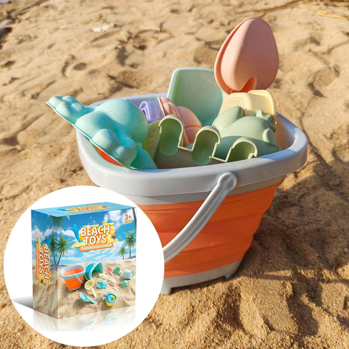 SandyPlay Foldable Beach Toy Set