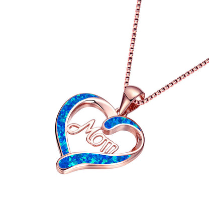 Love-shaped MOM Pendant