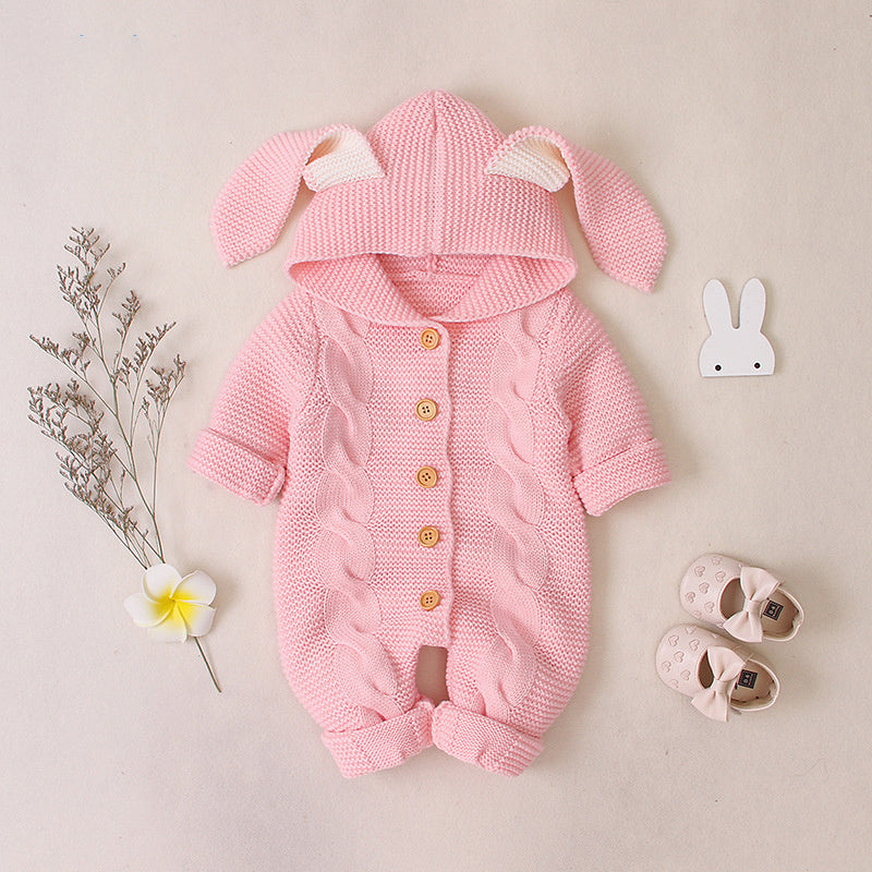Little Cub Knit Romper