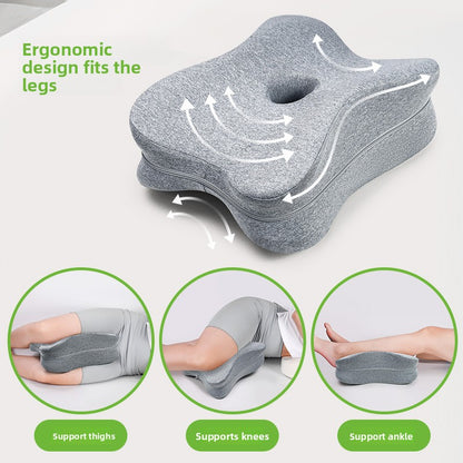 Memory Foam Leg Pillow for Side Sleepers and Pregnant Women