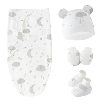 100% Cotton Newborn Cocoon Sleeping Bag – Soft, Safe & Versatile