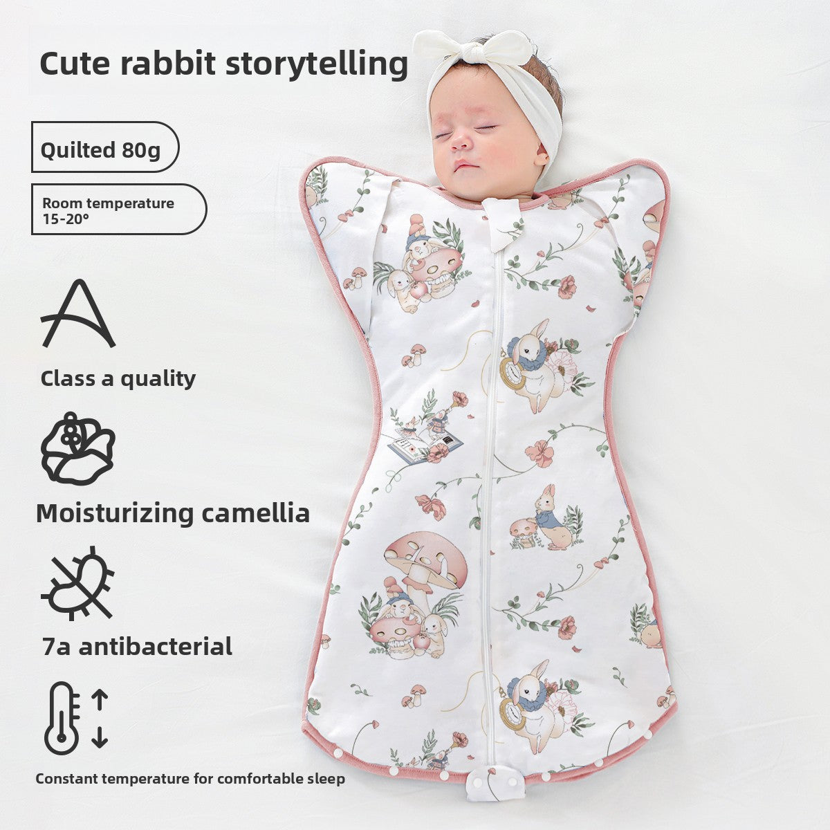 SnuggleSleeve Anti‑Startle Baby Sleep Sack
