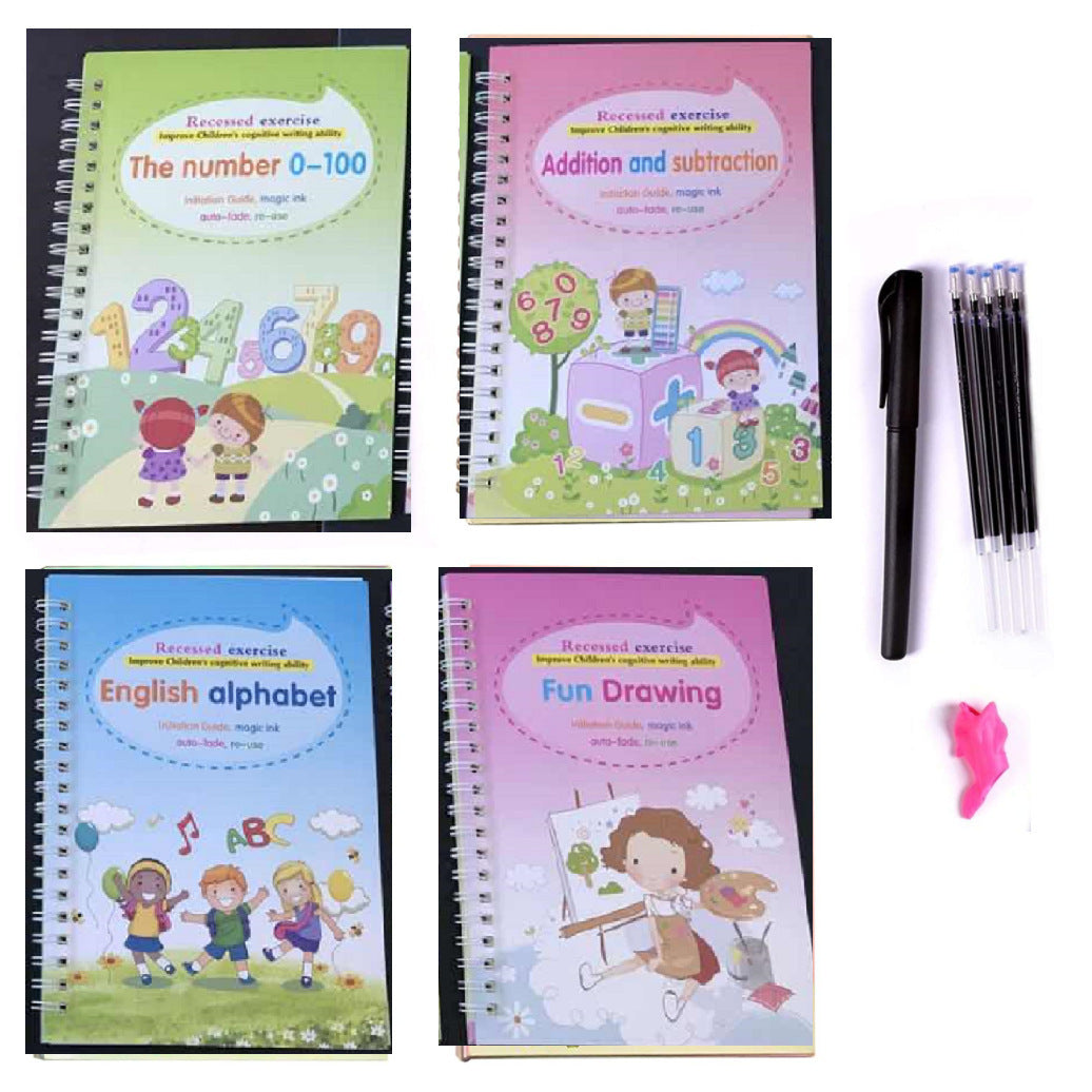 BrightMinds Magic Handwriting Practice Books