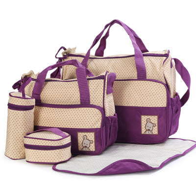 Mama Ease 5-Piece Baby Travel Bag Set