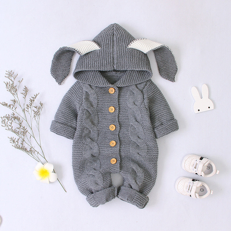 Little Cub Knit Romper