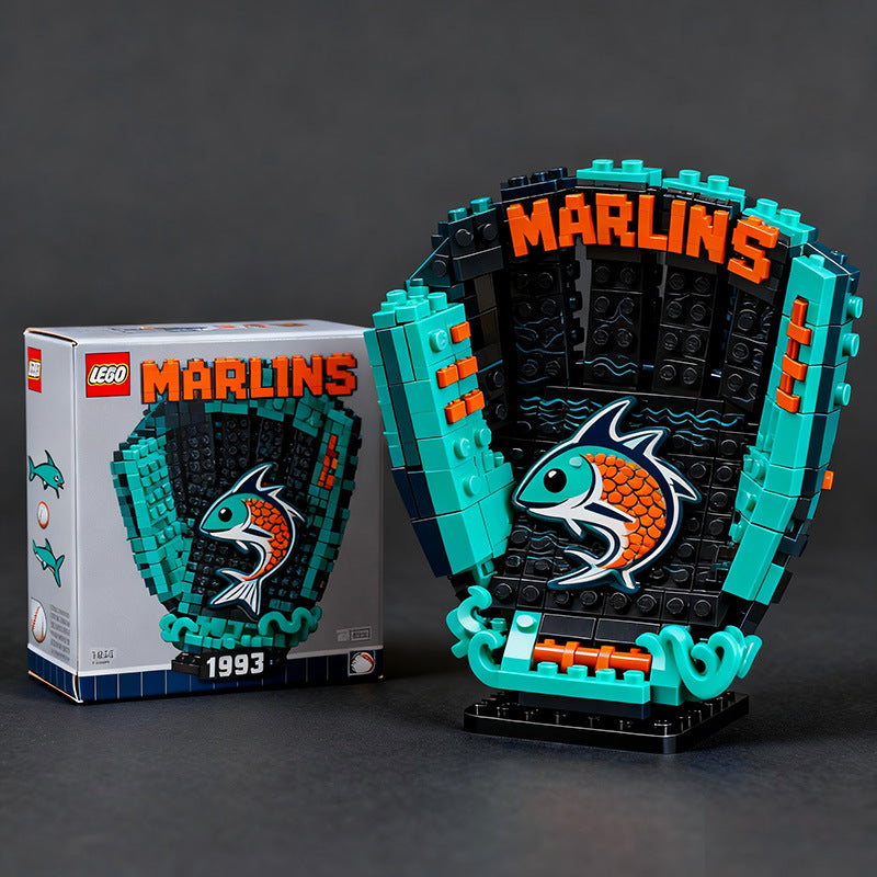All-Star Baseball Stadium Building Block Set (800+ Pieces)