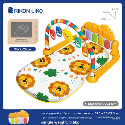 3-in-1 Baby Activity Play Gym & Kick Piano Mat