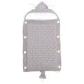 Personalized Baby Knitted Sleeping Bag with Rabbit Ears