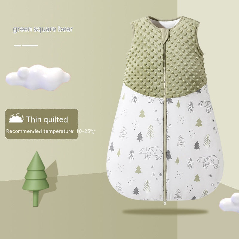 Pure Cotton Newborn Vest-style Baby Sleeping Bag