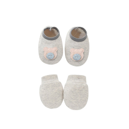 Baby Cotton Hat, Mittens & Baby Foot Cover