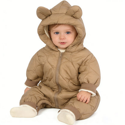 SnuggleCotton Baby Hooded Romper
