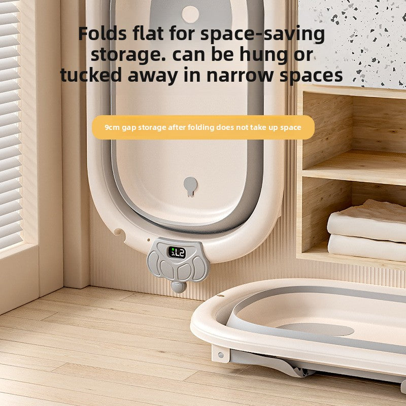 Foldable Baby Bathtub with Temperature Option