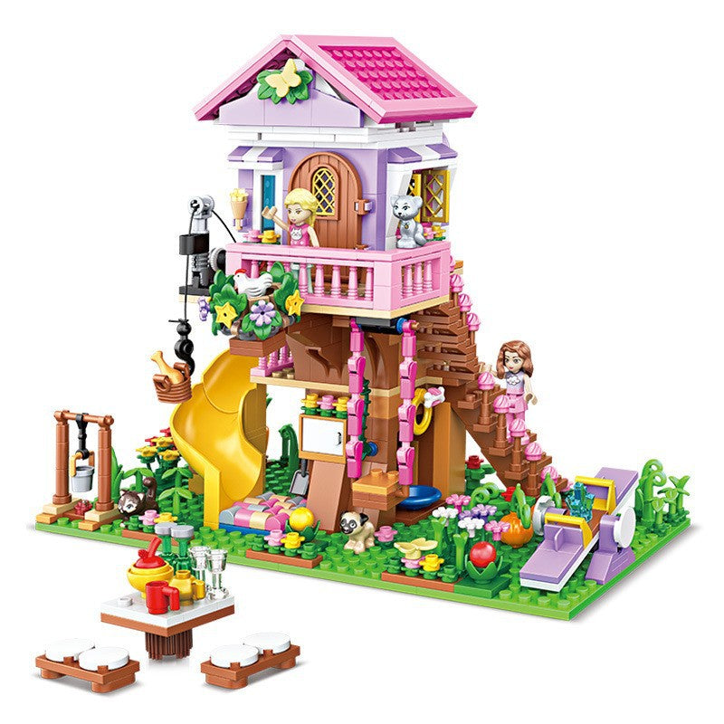 Enchanted Dream Castle Building Block Set (504–1050 Pieces)