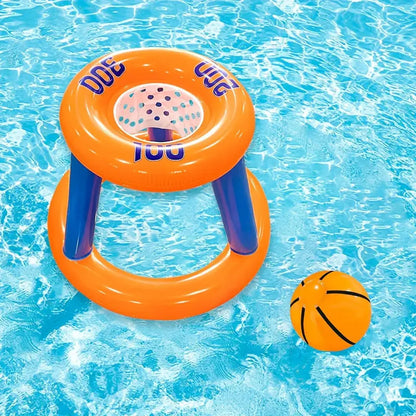Inflatable Basketball Pool Game Set