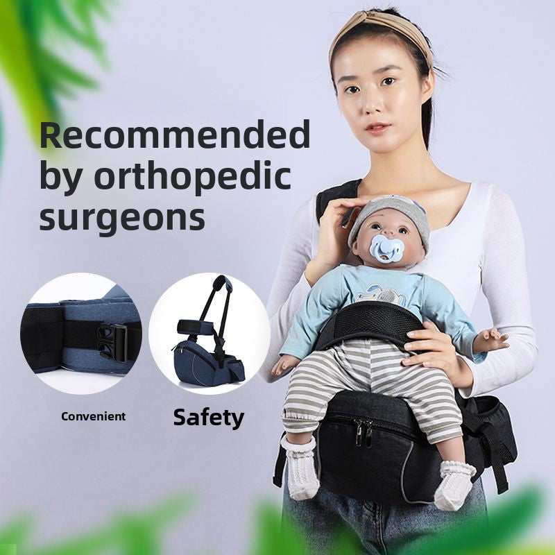 Ergonomic Baby Waist Stool Carrier with Storage