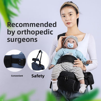 Ergonomic Baby Waist Stool Carrier with Storage