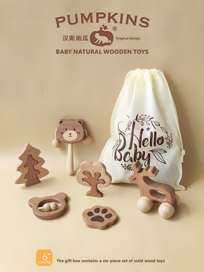 Organic Cotton Bear Baby Gift Set