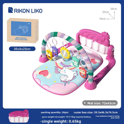 3-in-1 Baby Activity Play Gym & Kick Piano Mat