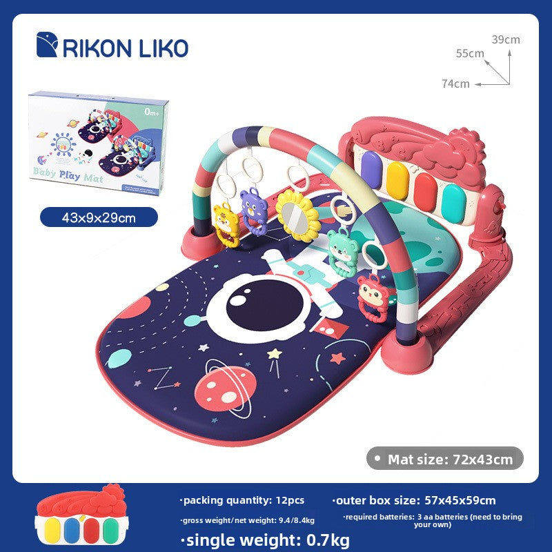3-in-1 Baby Activity Play Gym & Kick Piano Mat