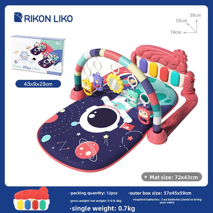 3-in-1 Baby Activity Play Gym & Kick Piano Mat