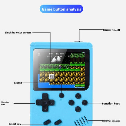 Retro Pocket Game Console – 500 Classic Games Handheld