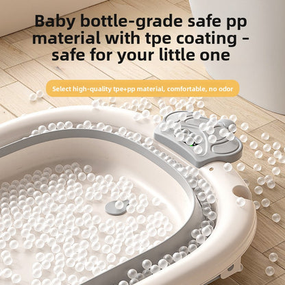 Foldable Baby Bathtub with Temperature Option
