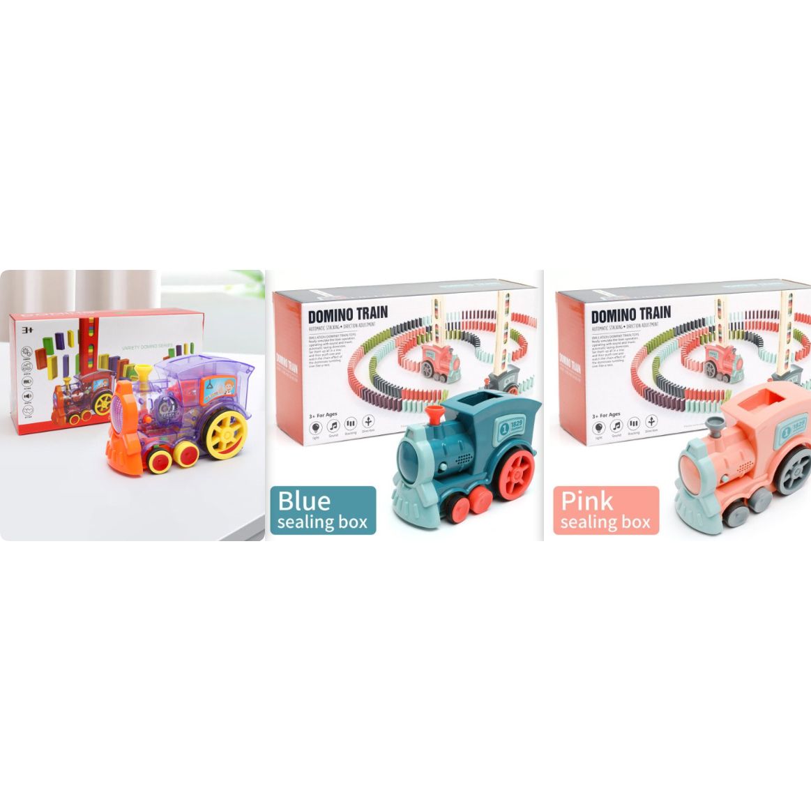 Build & Roll Domino Train Set