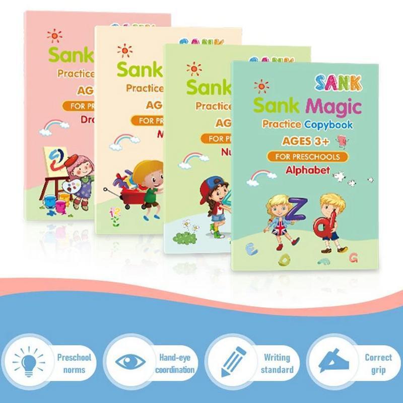 BrightMinds Magic Handwriting Practice Books
