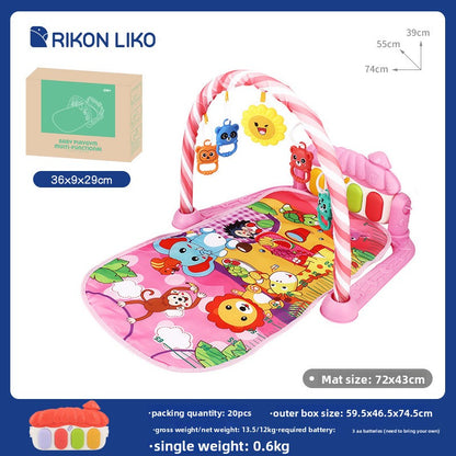 3-in-1 Baby Activity Play Gym & Kick Piano Mat