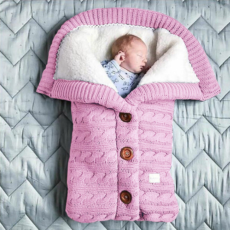 Cozy Cocoon Knit Baby Wrap
